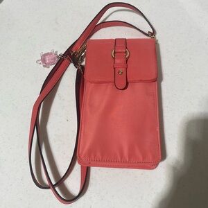 Simply Noelle Pink Crossbody Bag with Adjustable Strap
